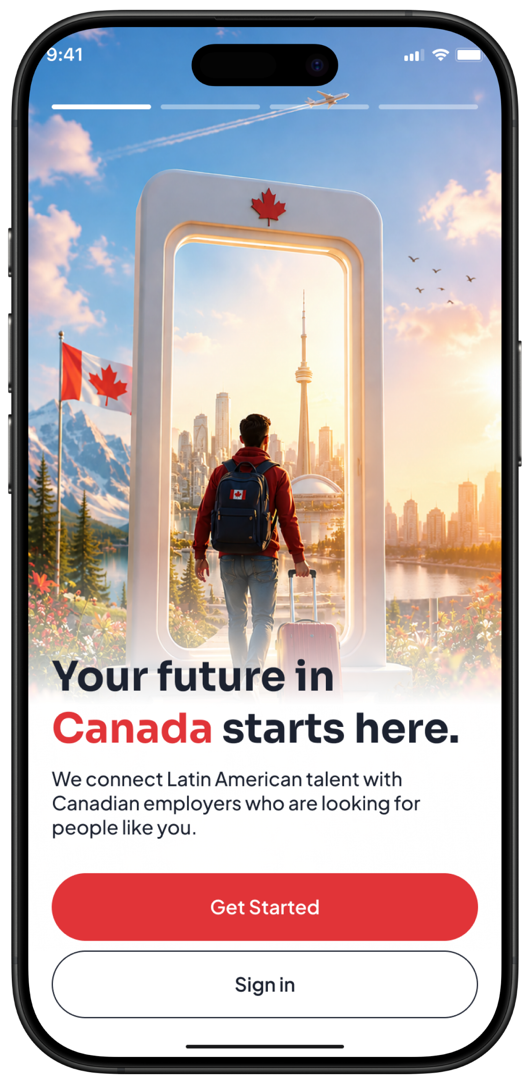Latino Connect Canada app preview